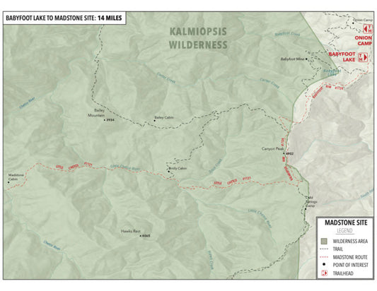 For Immediate Release: Siskiyou Mountain Club restores 14-mile route to historic Madstone Site, Kalmiopsis WIlderness: "Like following a treasure map"