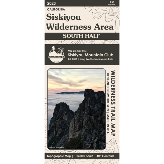 Siskiyou Wilderness South Map