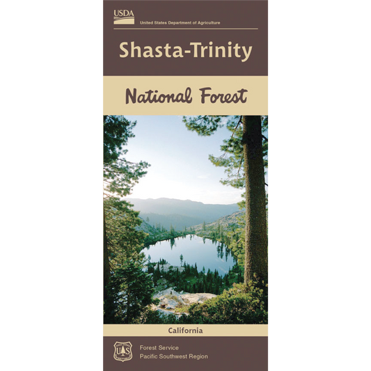 USFS Shasta-Trinity National Forest Map