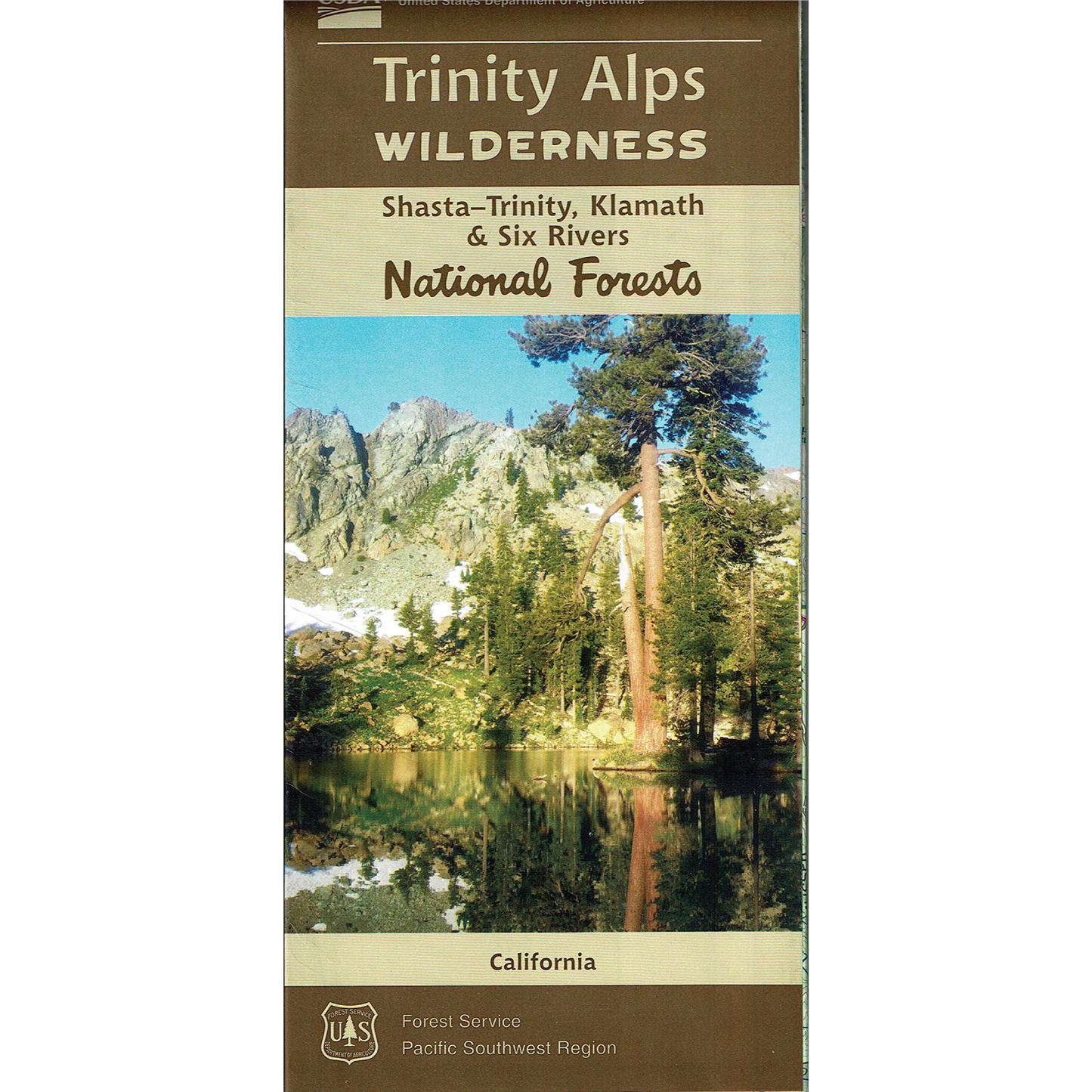 Trinity Alps Wilderness Map