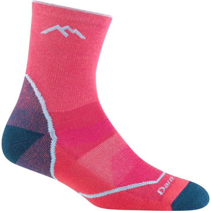 Kids Light Hiker Jr. Micro Crew Lightweight with Cushion - Raspberry
