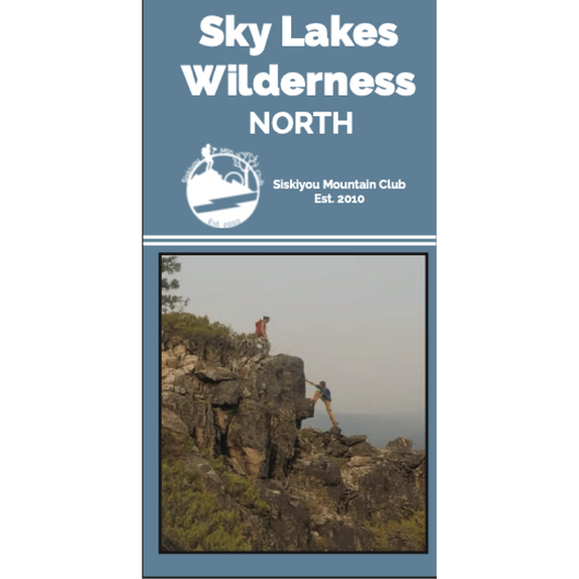 Sky Lakes Wilderness North Map