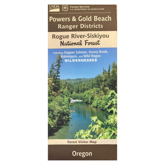 Powers & Gold Beach Ranger Districts map
