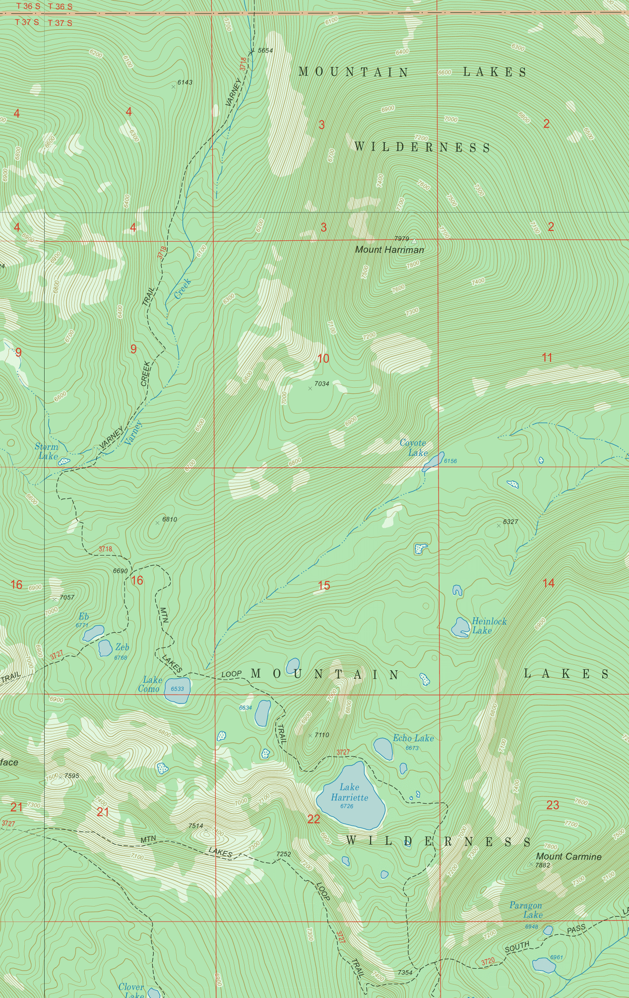 Klamath Ranger District Map