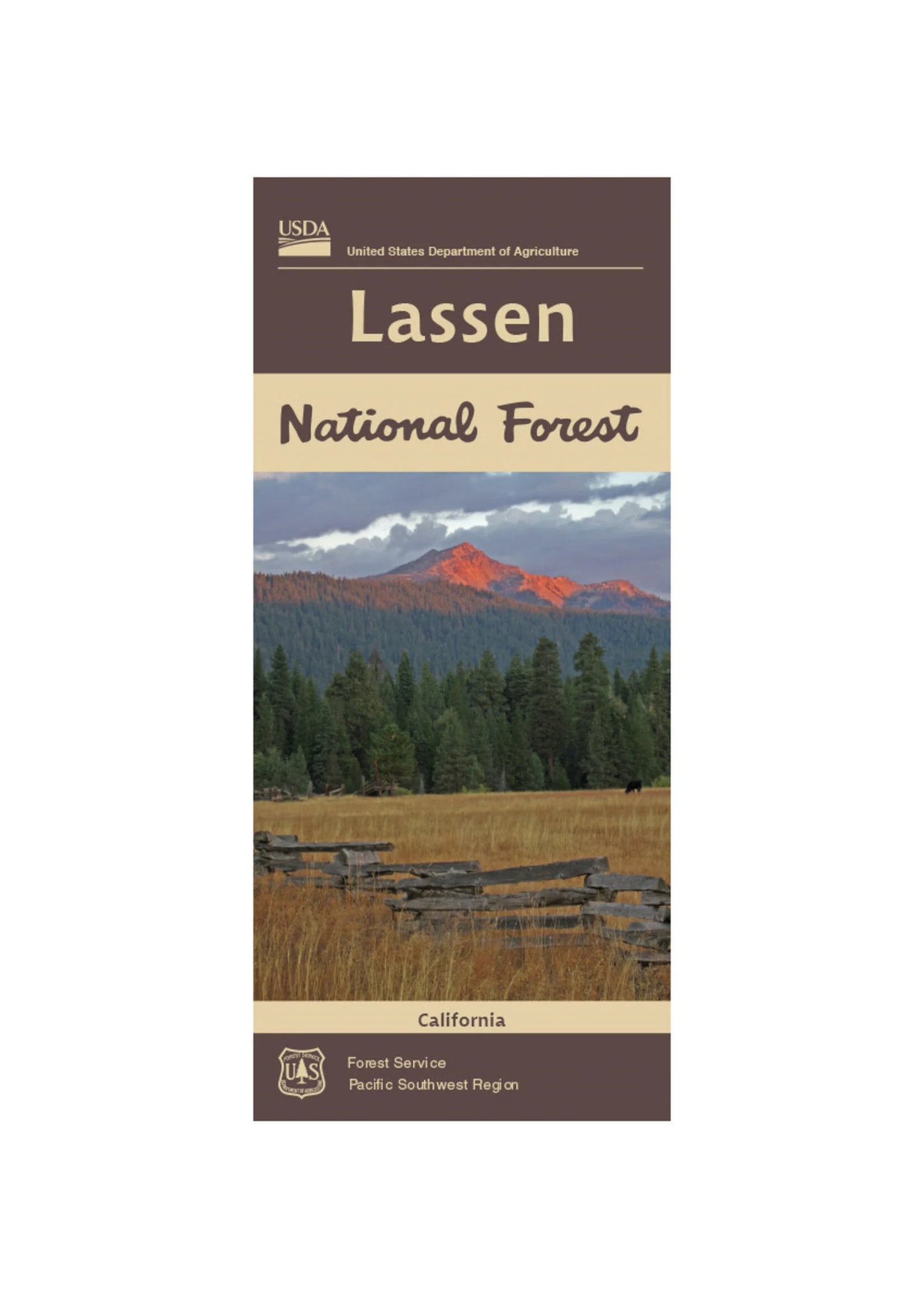 Lassen National Forest Map