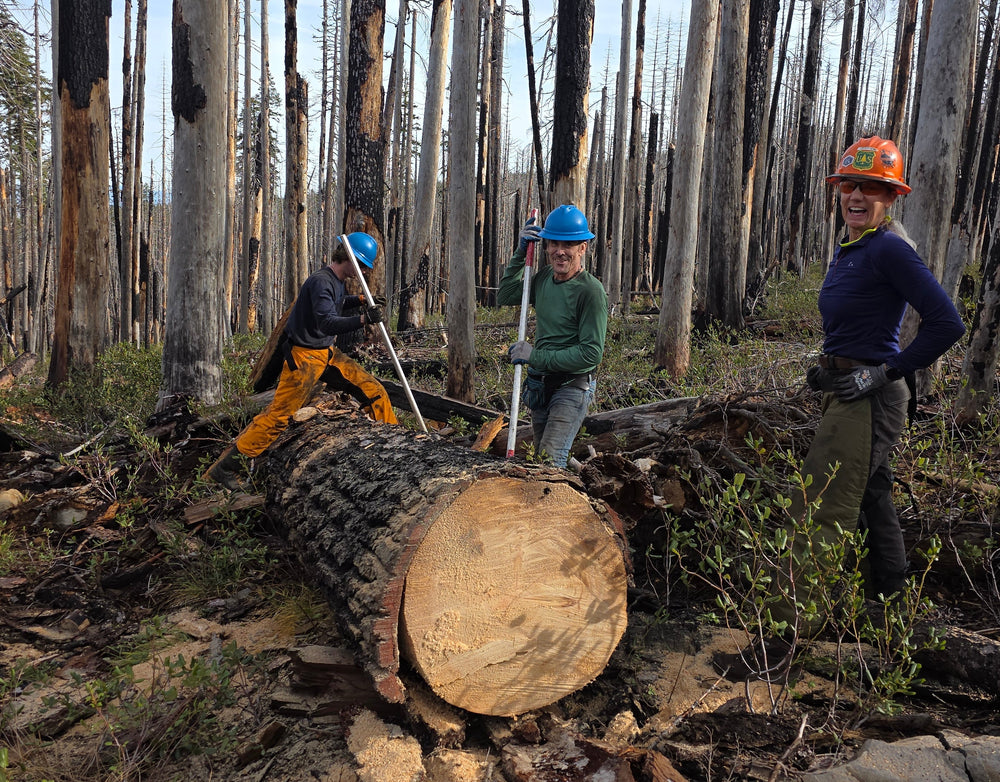 "It took a village." Winter Trail Maintenance in the Fremont-Winema National Forest
