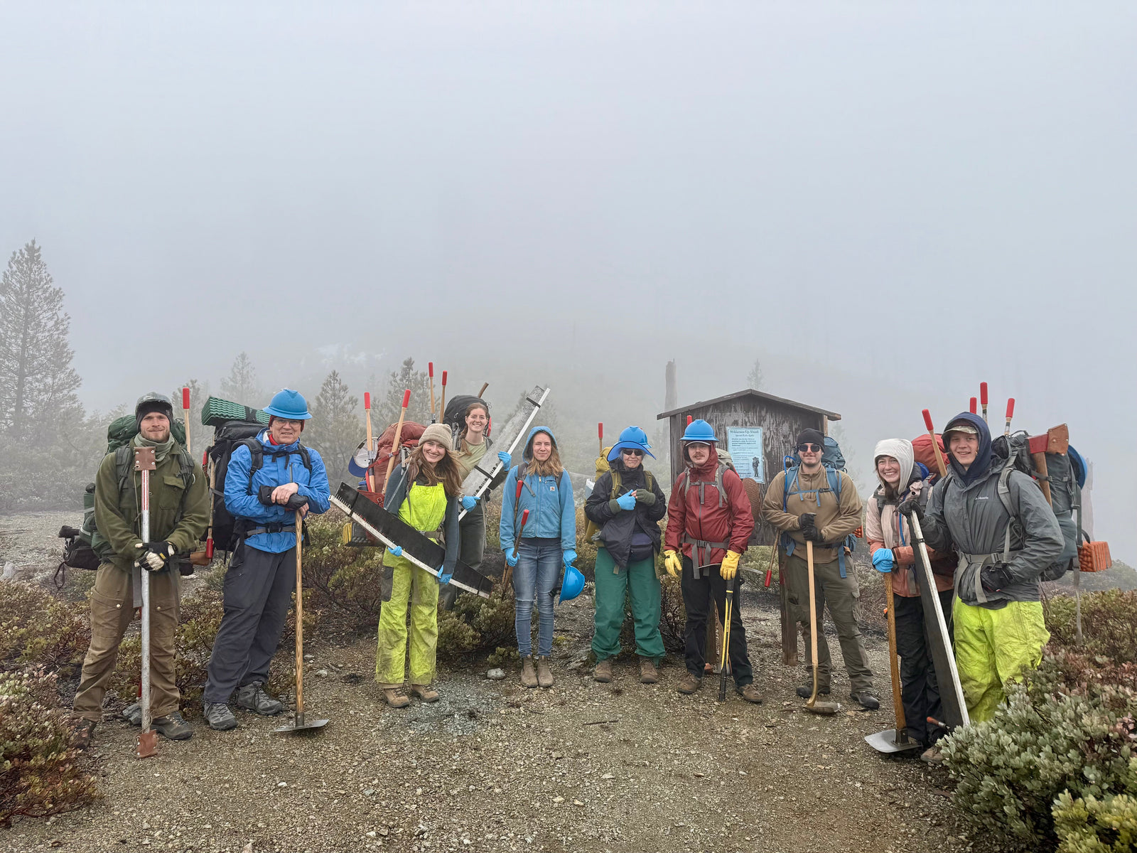 Volunteers open up Babyfoot Lake Trail for 2025 visitors