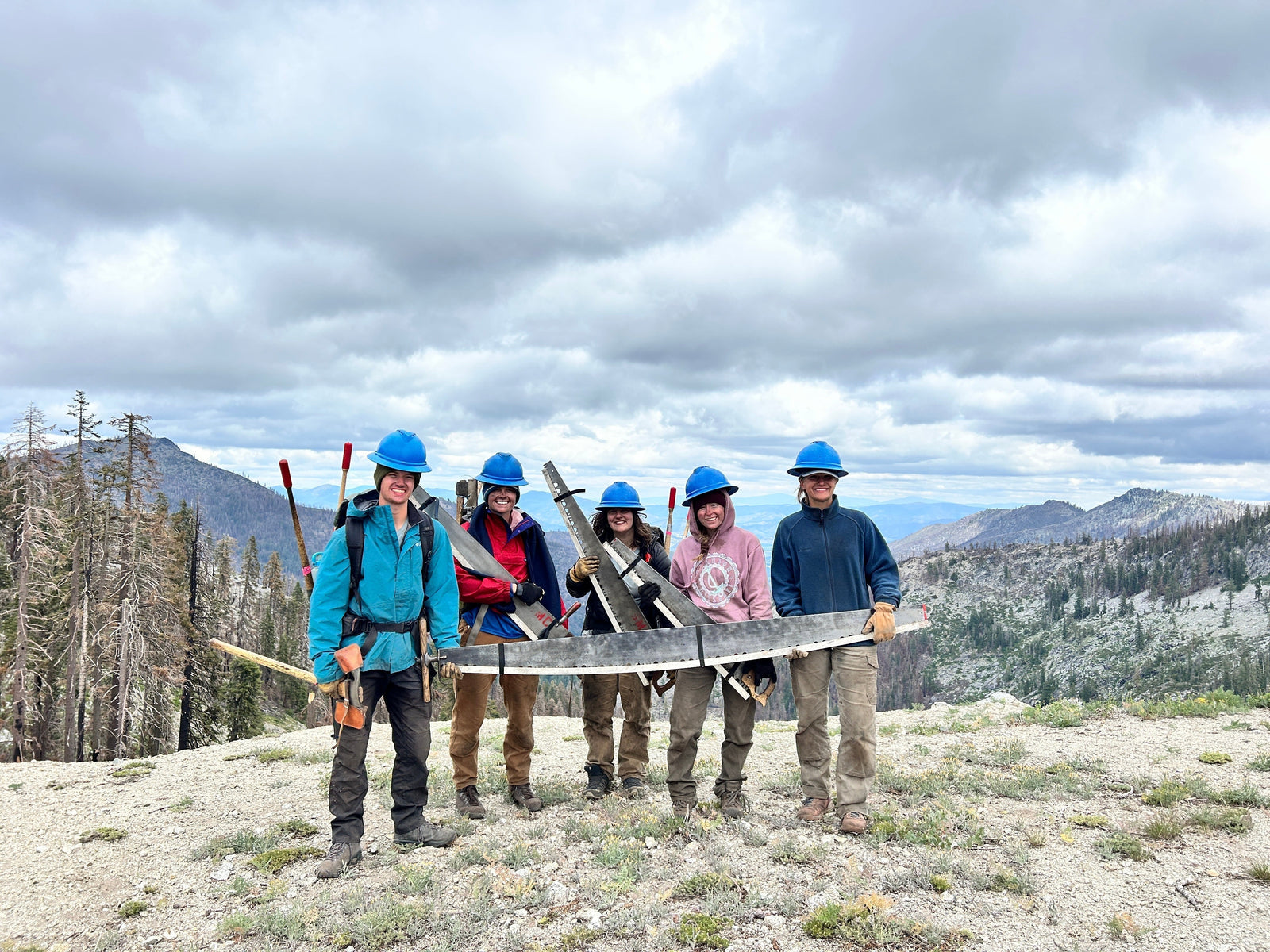 Snow in June: WCC Interns Brave Cold Temps on the PCT