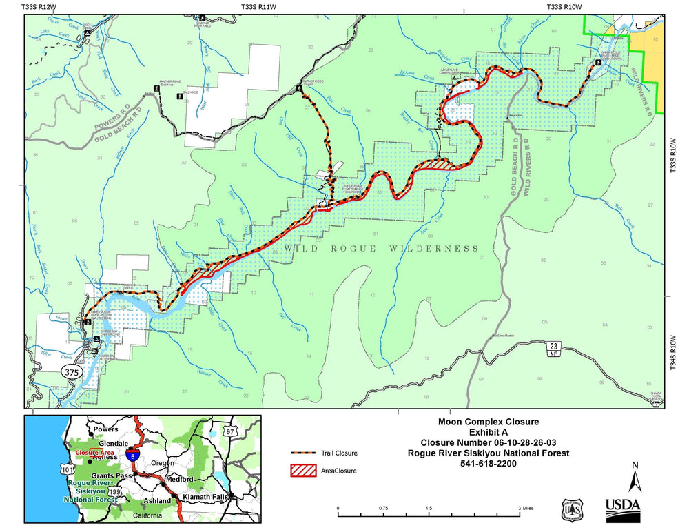 Official Rogue closure includes Clay Hill