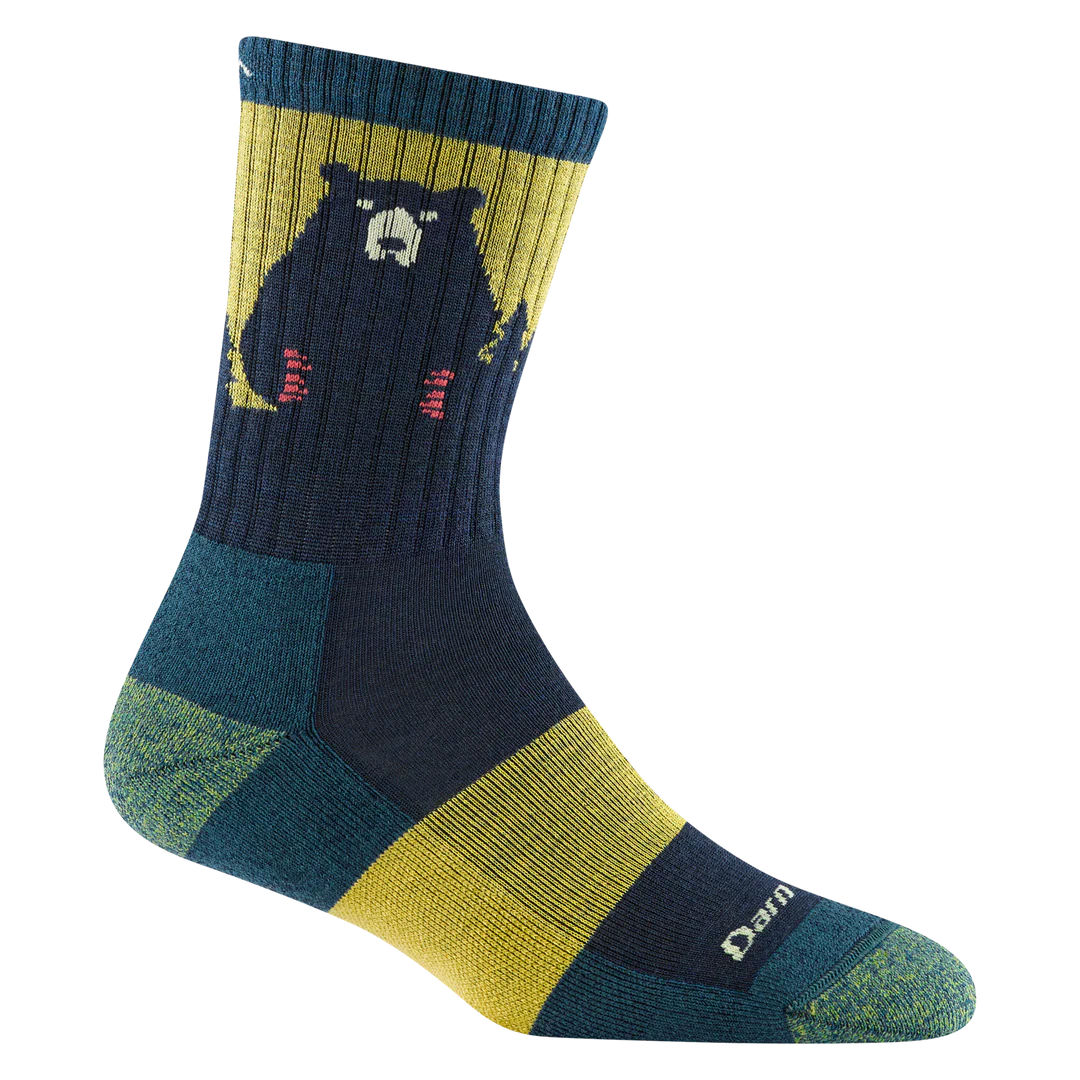 Women's Bear Town Micro Crew Lightweight Hiking Socks