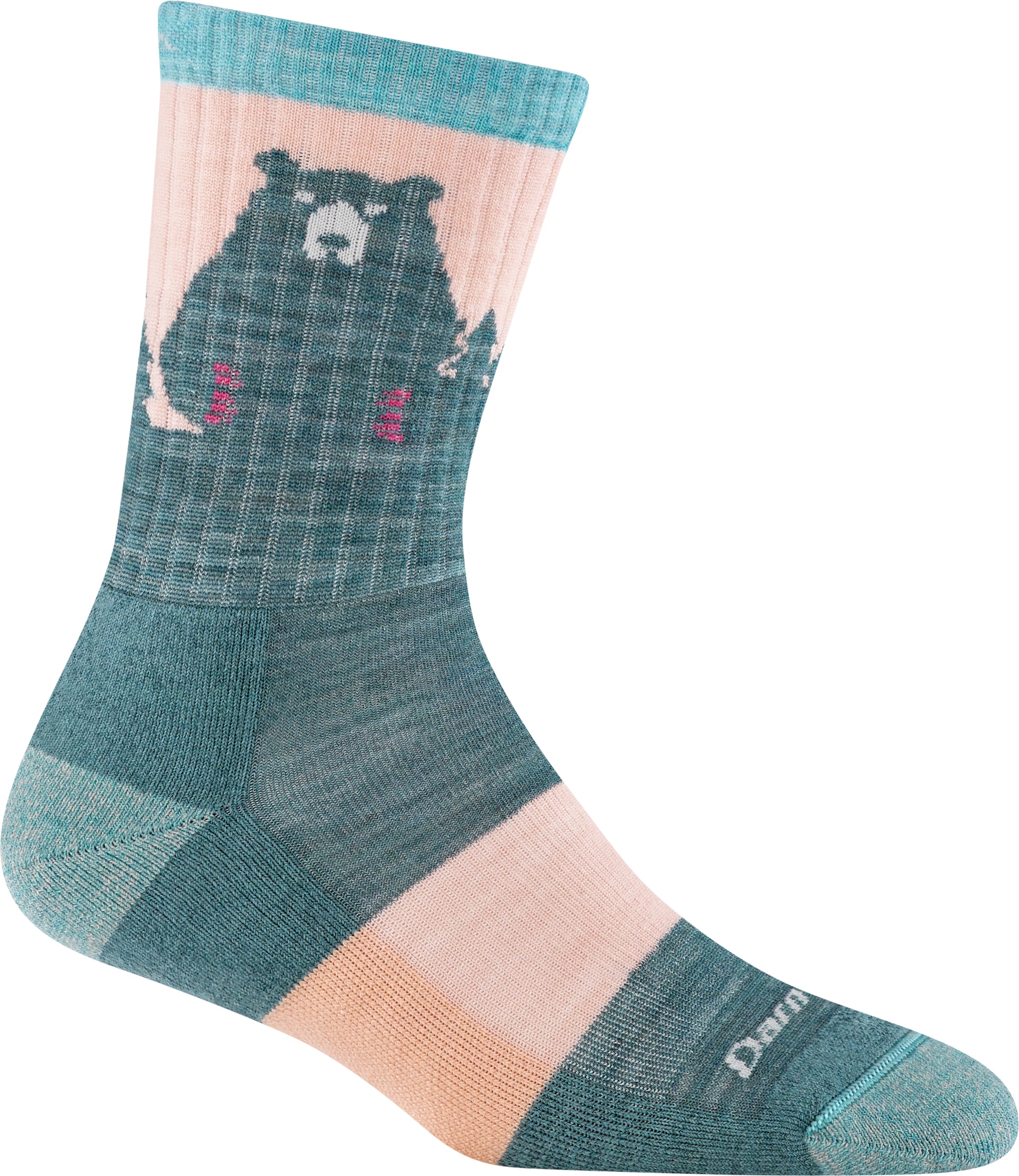 Women's Bear Town Micro Crew Lightweight Hiking Socks