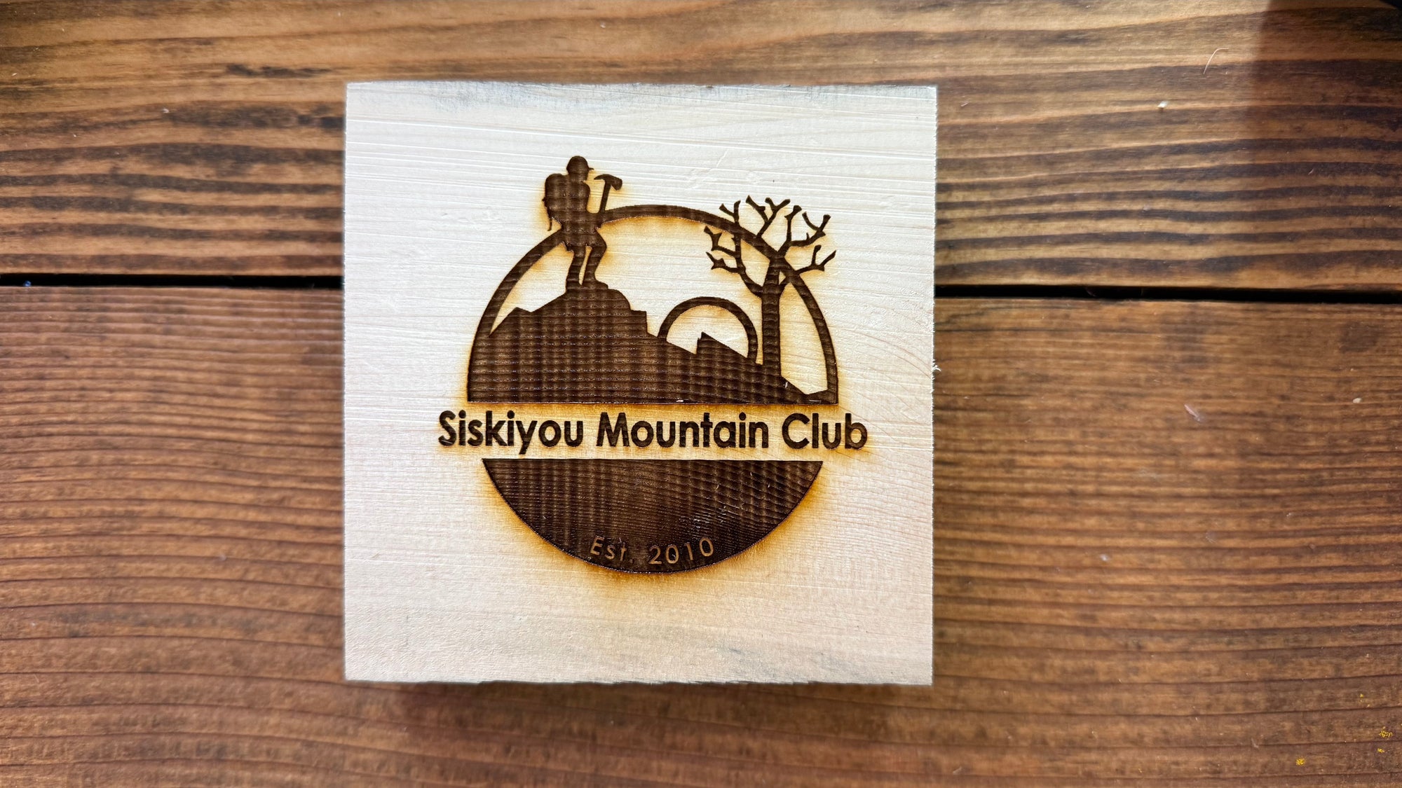 Port Orford Cedar SMC Coaster