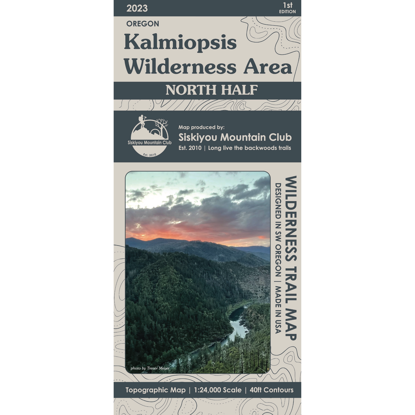 Kalmiopsis Wilderness North Map