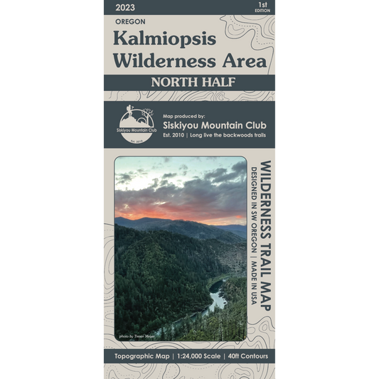 Kalmiopsis Wilderness North Map