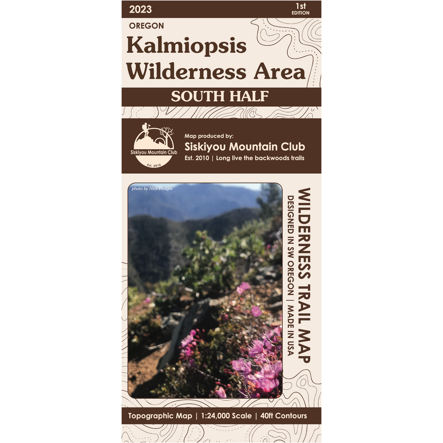 Kalmiopsis Wilderness South Map
