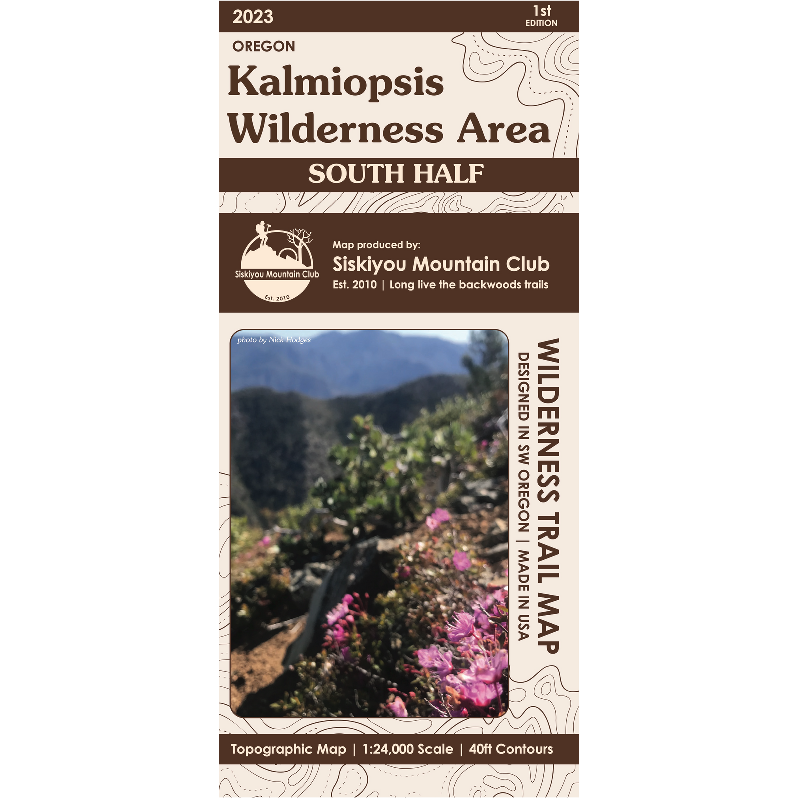 Kalmiopsis Wilderness South Map