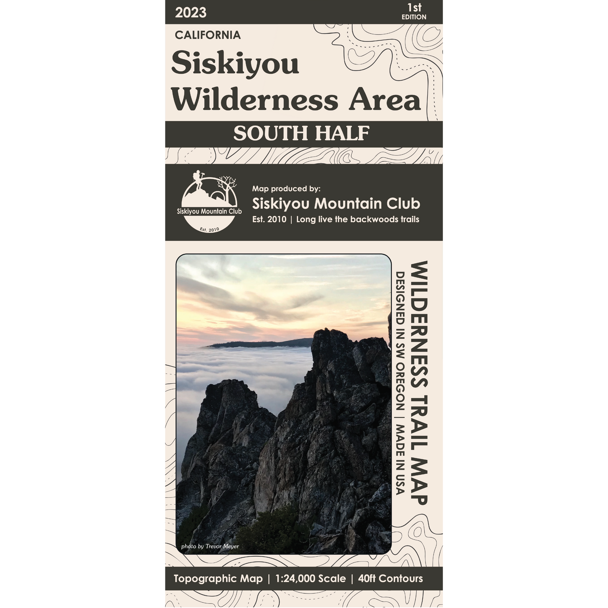 Siskiyou Wilderness South Map
