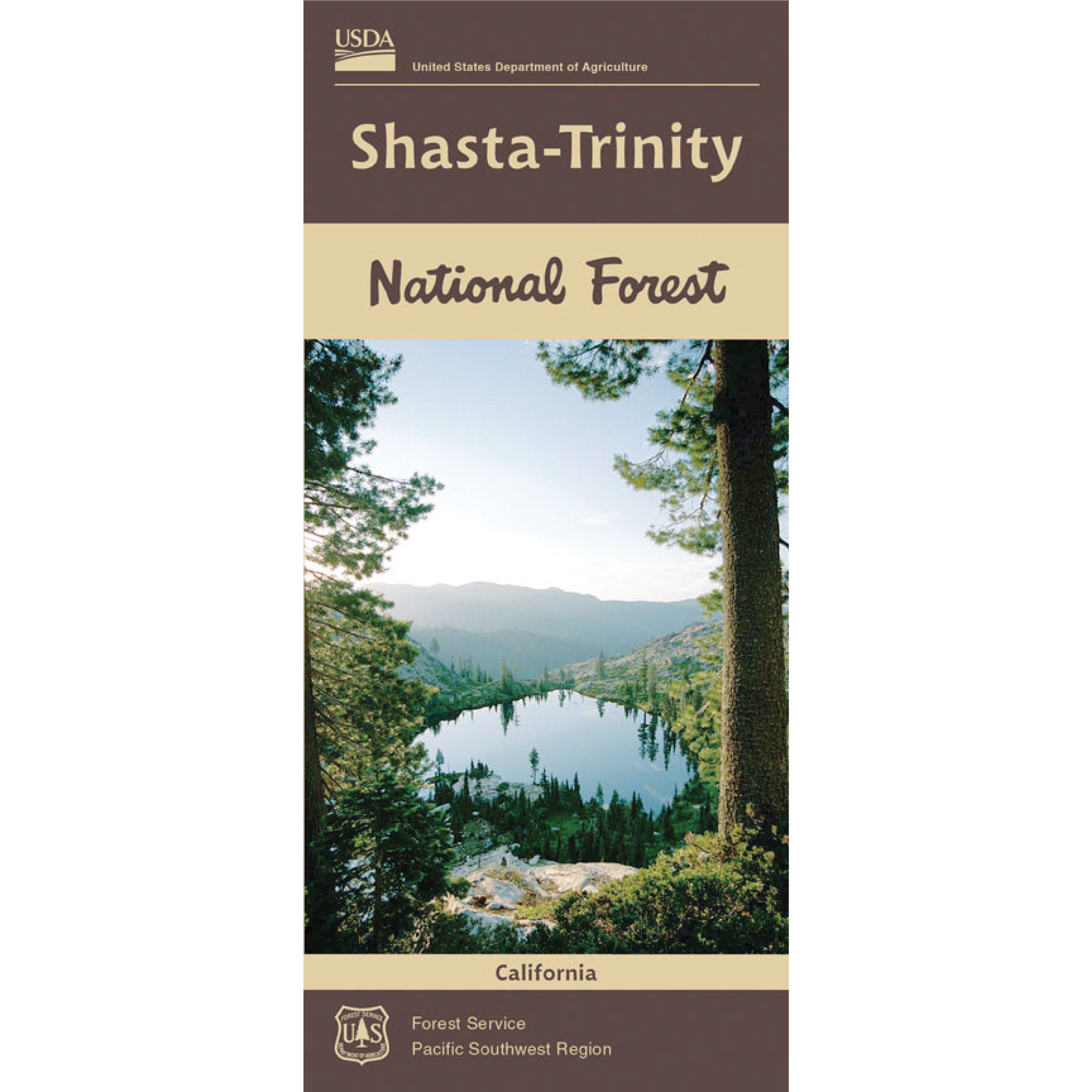 Shasta-Trinity National Forest Map