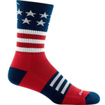 Men's Captain Stripe Micro Crew Lightweight Hiking Socks