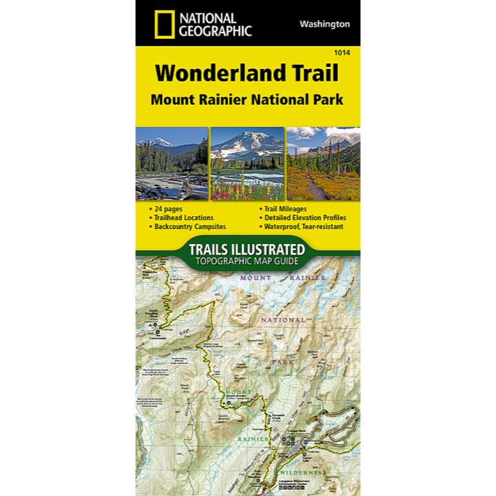 Wonderland Trail Topographic Map Guide