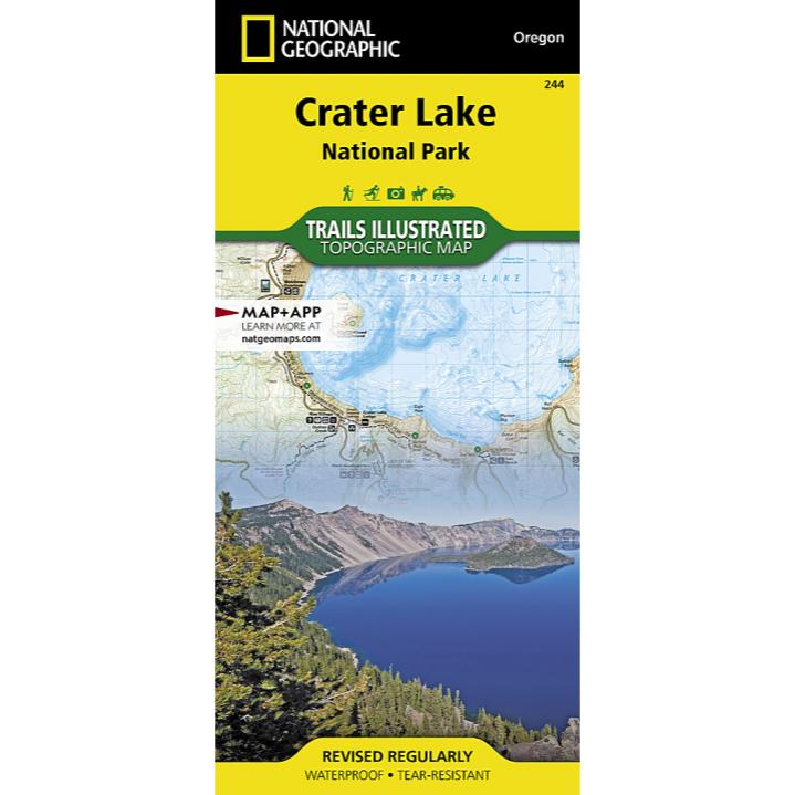 Crater Lake National Park Topographic Map