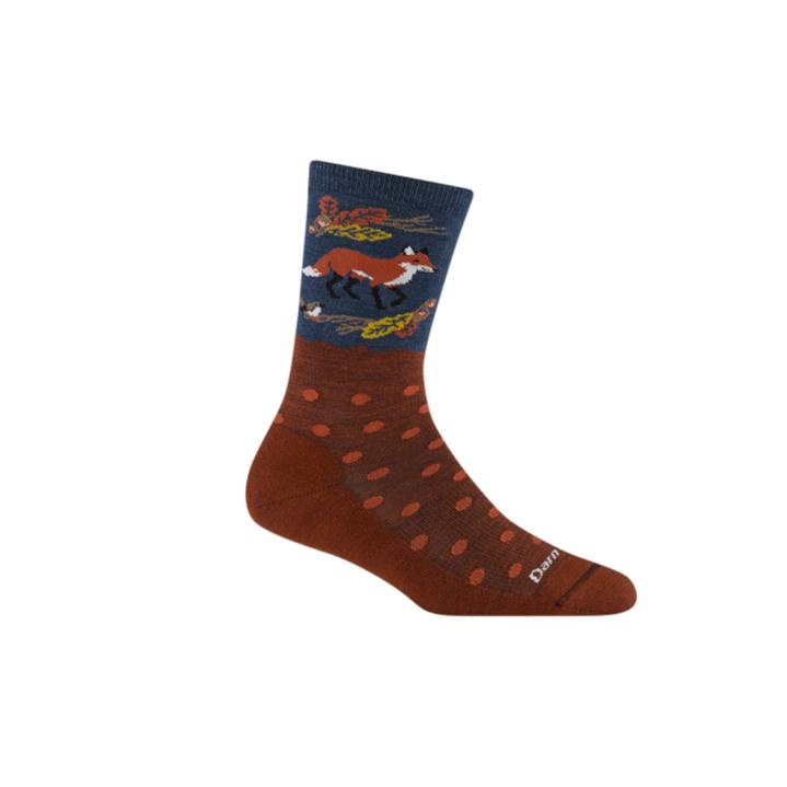 Fox Women's Wildlife Crew Lightweight Cushion Lifestyle Socks