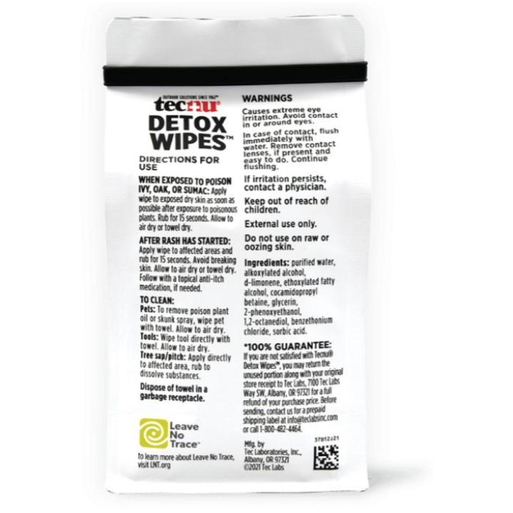 Tecnu Poison Ivy and Oak Wipes
