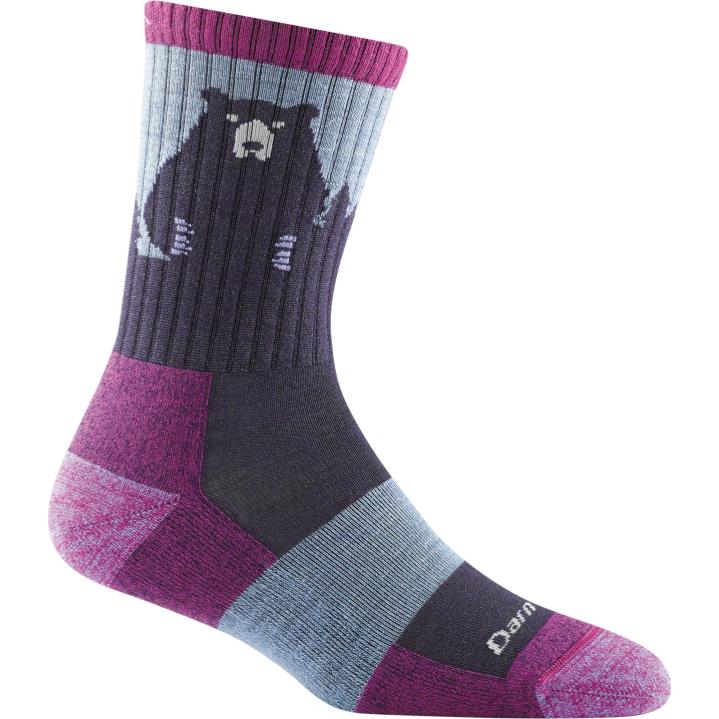 Women's Bear Town Micro Crew Lightweight Hiking Socks