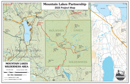 11x17 Mountain Lakes Field Map, Geo-Referenced PDF
