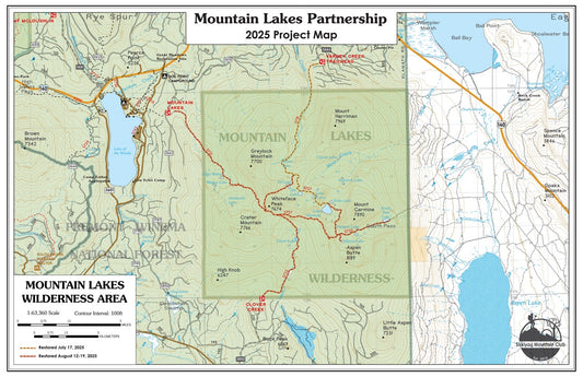 Mountain Lakes Project Map
