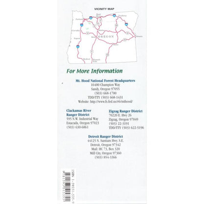 Salmon-Huckleberry, Bull of the Woods & Opal Creek Wilderness Areas Map