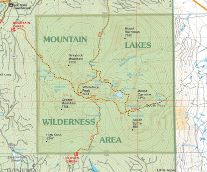 Mountain Lakes Project Map - DIGITAL
