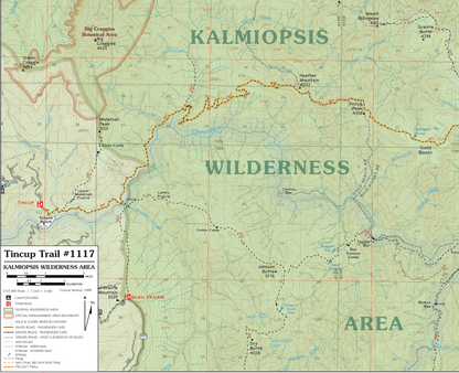 Tincup Trail Project Map - PRINT