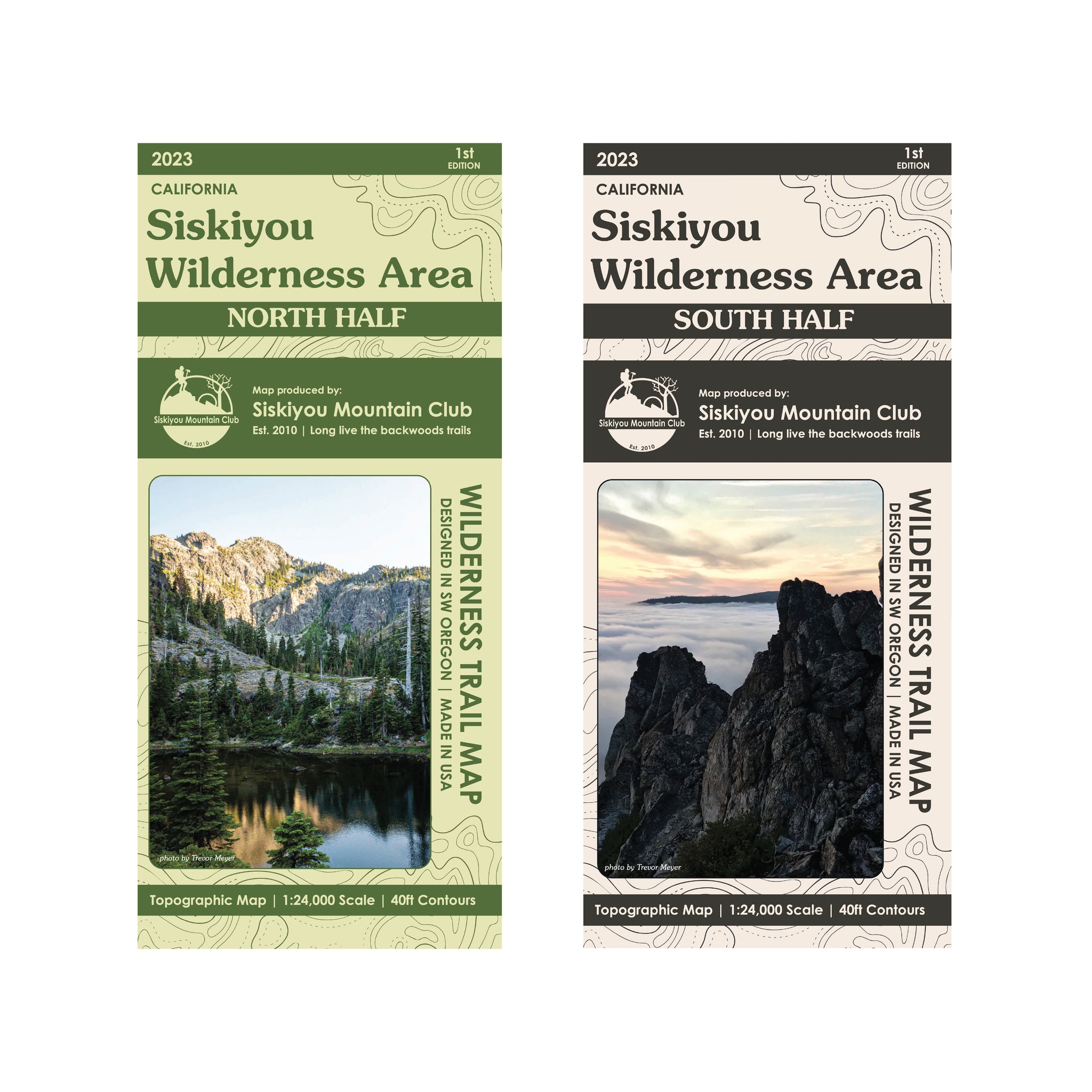 Siskiyou Wilderness Map Set