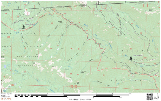 11x17 Middle Fork-Applegate Map, Geo-Referenced PDF