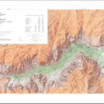 Yosemite Valley in Yosemite National Park ART MAP